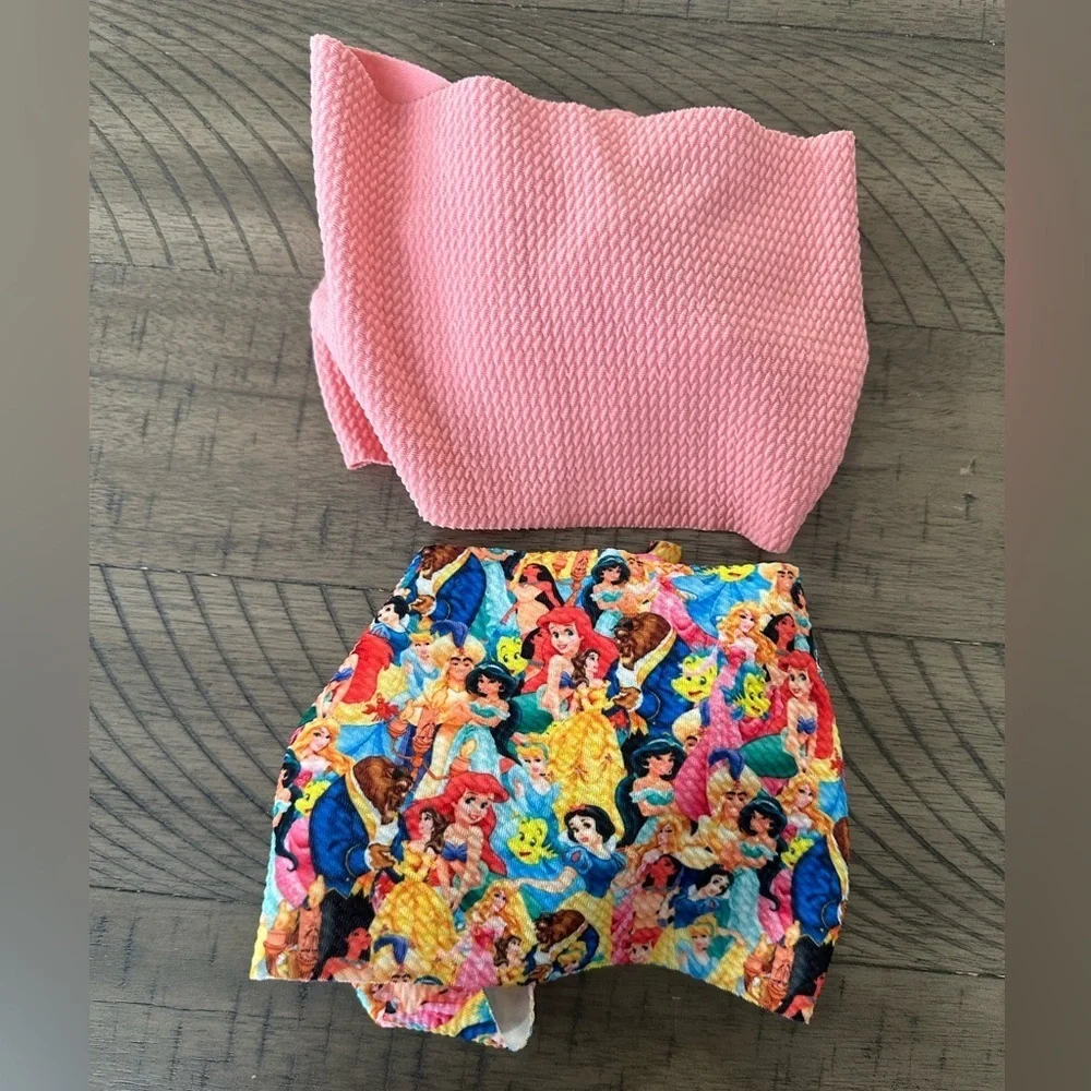Baby girl hair bows lot- Disney Princess and pink